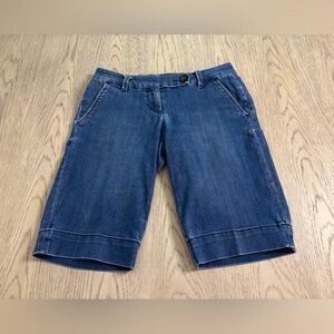 The Limited 917 Denim Jean Bermuda Shorts Size 2